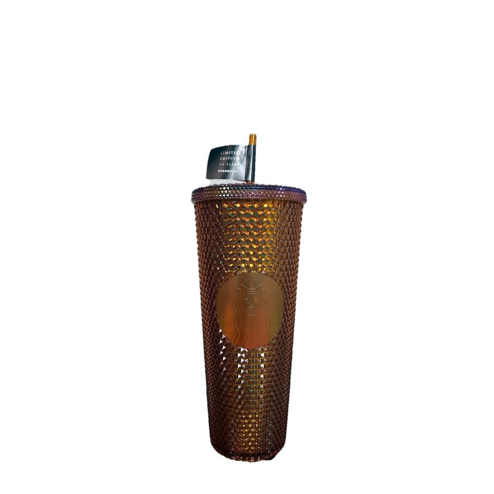 Starbucks Limited Edition 50th Anniversary Golden Honeycomb Tumbler, Venti, New